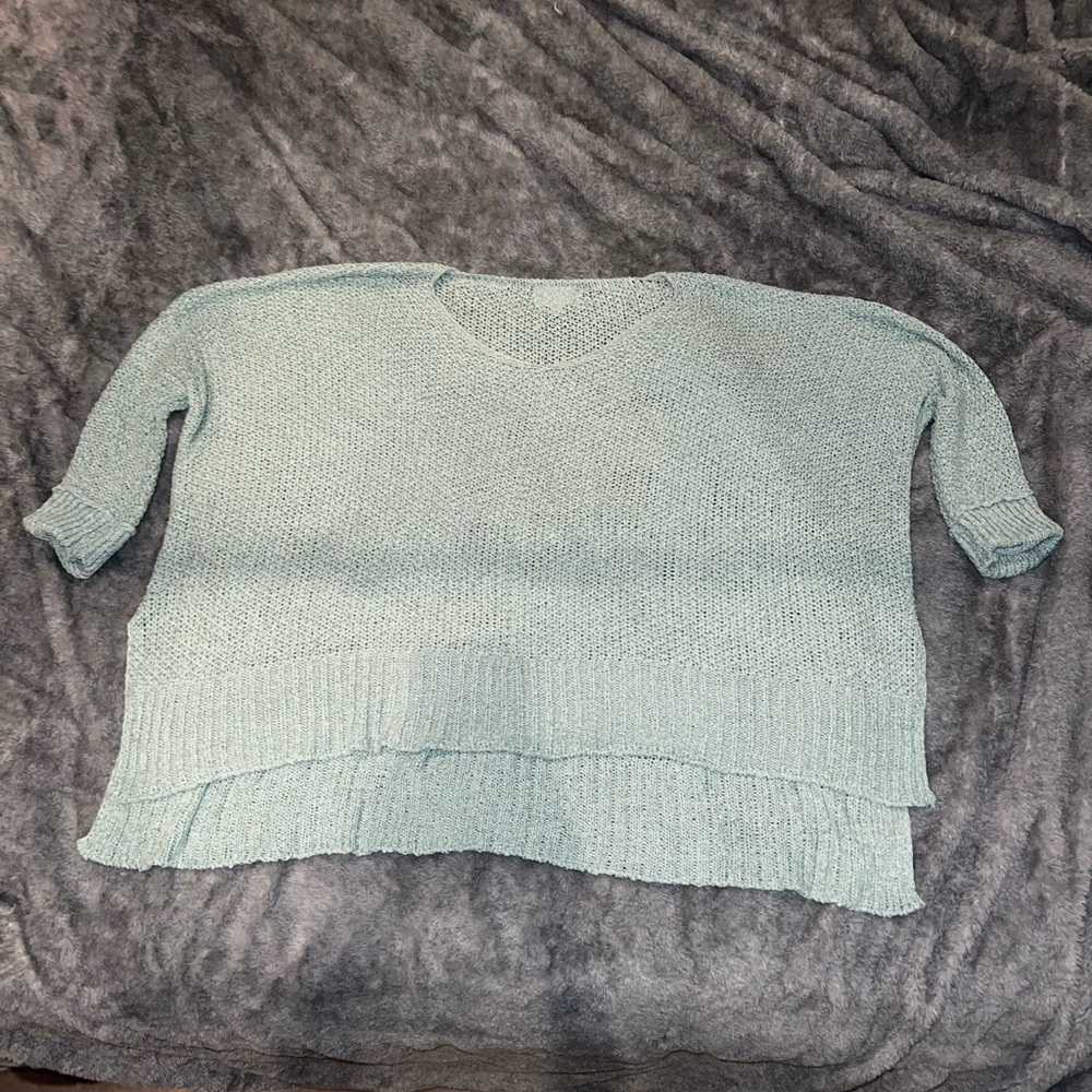 adora turquoise sweater size large